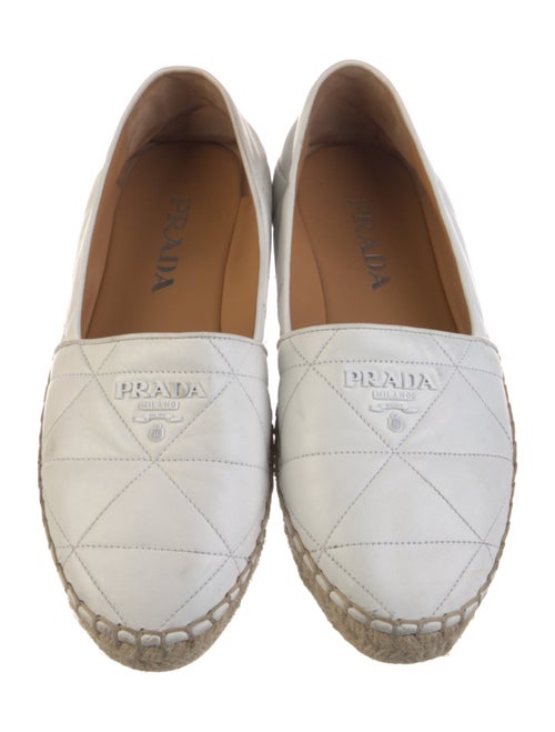 Prada Leather Espadrilles
