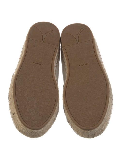 Prada Leather Espadrilles