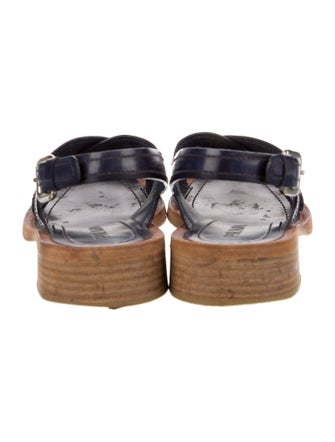 Prada Patent Leather Slingback Sandals