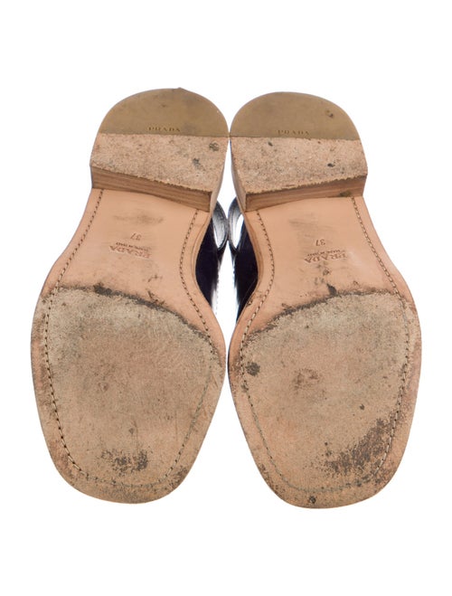 Prada Patent Leather Slingback Sandals