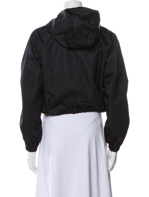 Prada 2021 RE-Nylon Hooded Bomber Bomber Jacket