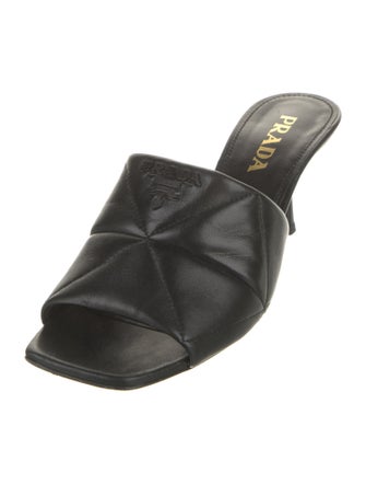 Prada Leather Slides