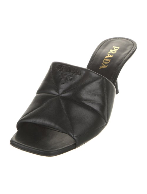 Prada Leather Slides