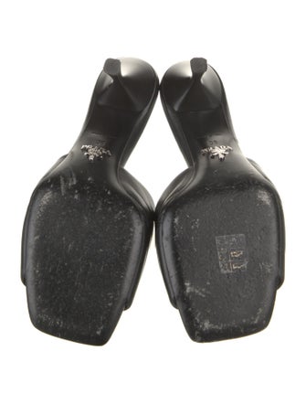 Prada Leather Slides
