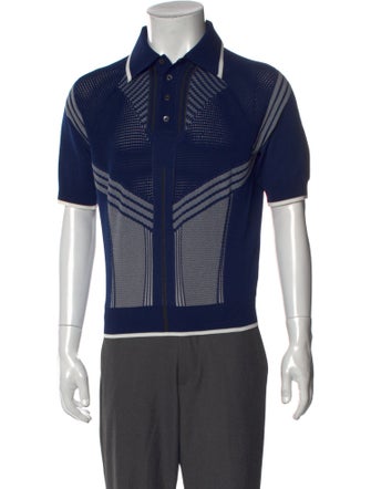 Prada 2018 Striped Polo Shirt