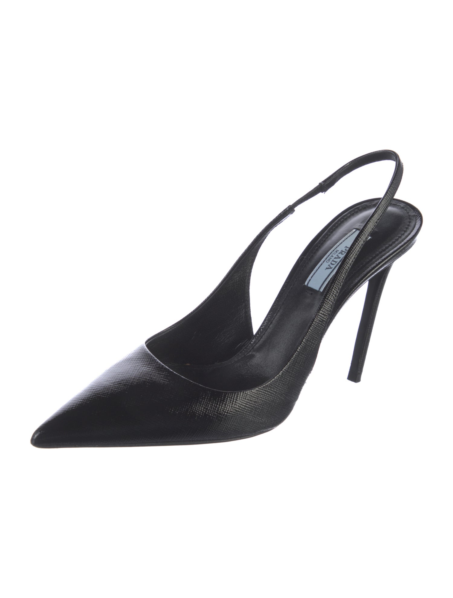 Prada Leather Slingback Pumps