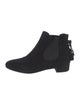 Prada Suede Tassel Accents Chelsea Boots