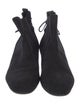 Prada Suede Tassel Accents Chelsea Boots