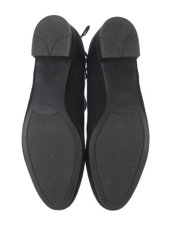 Prada Suede Tassel Accents Chelsea Boots