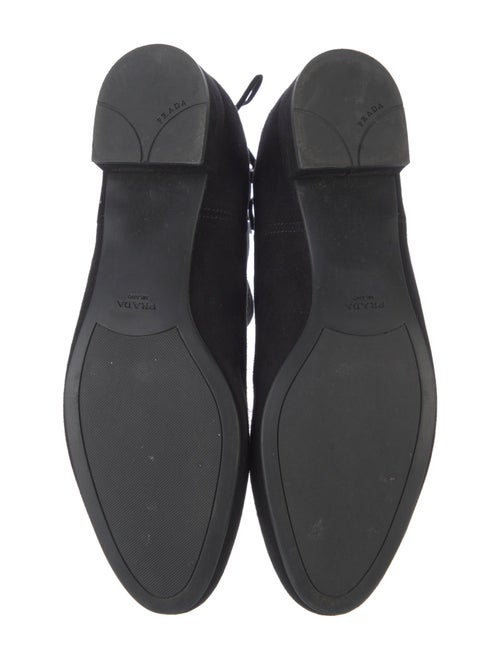 Prada Suede Tassel Accents Chelsea Boots