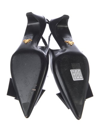 Prada Patent Leather Slingback Pumps