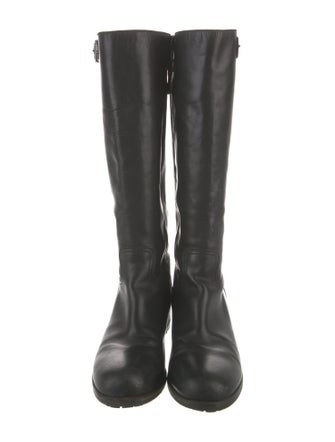 Prada Sport Leather Riding Boots