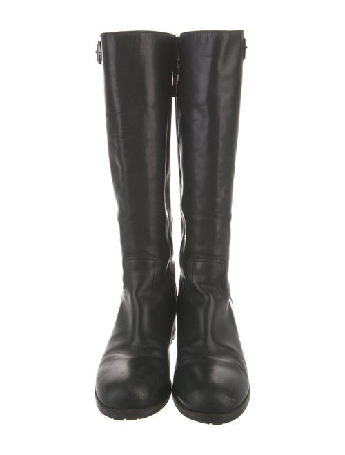 Prada Sport Leather Riding Boots