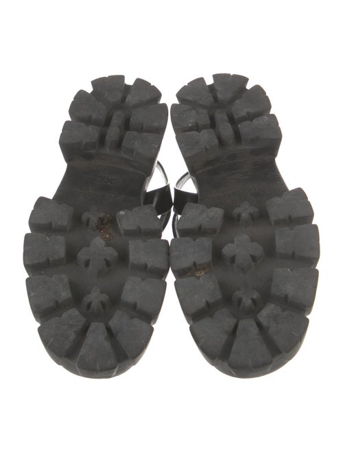 Prada Patent Leather Slingback Sandals