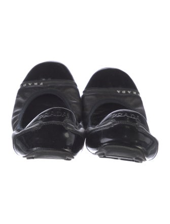 Prada Sport Leather Ballet Flats