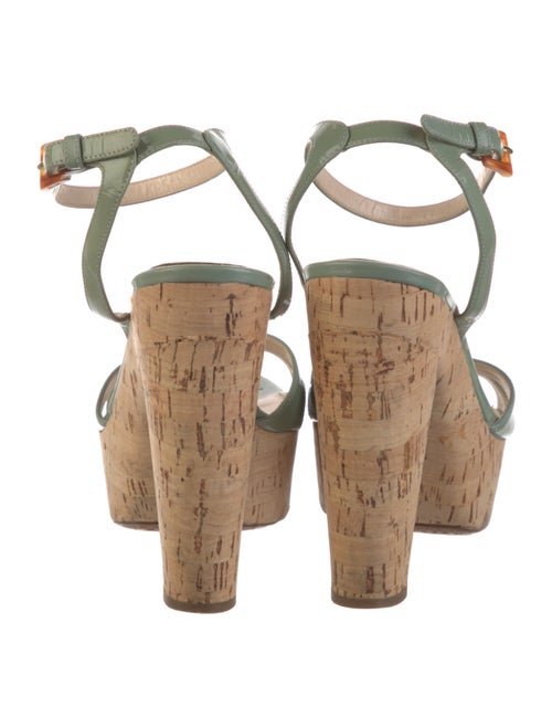 Prada Patent Leather Sandals