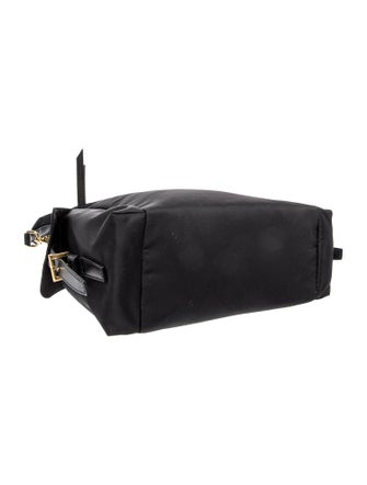 Prada Enameled Metal Triangle Re-Nylon Explore Large