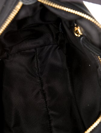 Prada Enameled Metal Triangle Re-Nylon Explore Large