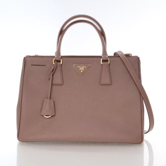 Prada Saffiano Cuir Leather Galleria Tote Medium