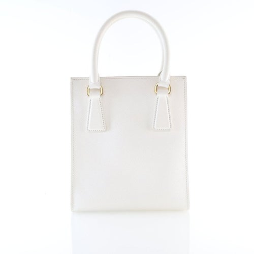 Prada Saffiano Cuir Leather Saffiano Tote Mini