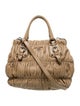 Prada Nappa Gaufre Leather Top Handle Bag