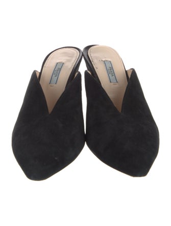 Prada Suede Mules