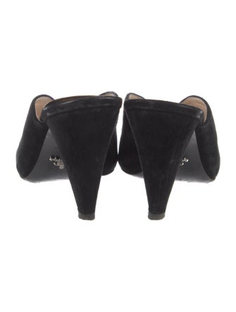 Prada Suede Mules