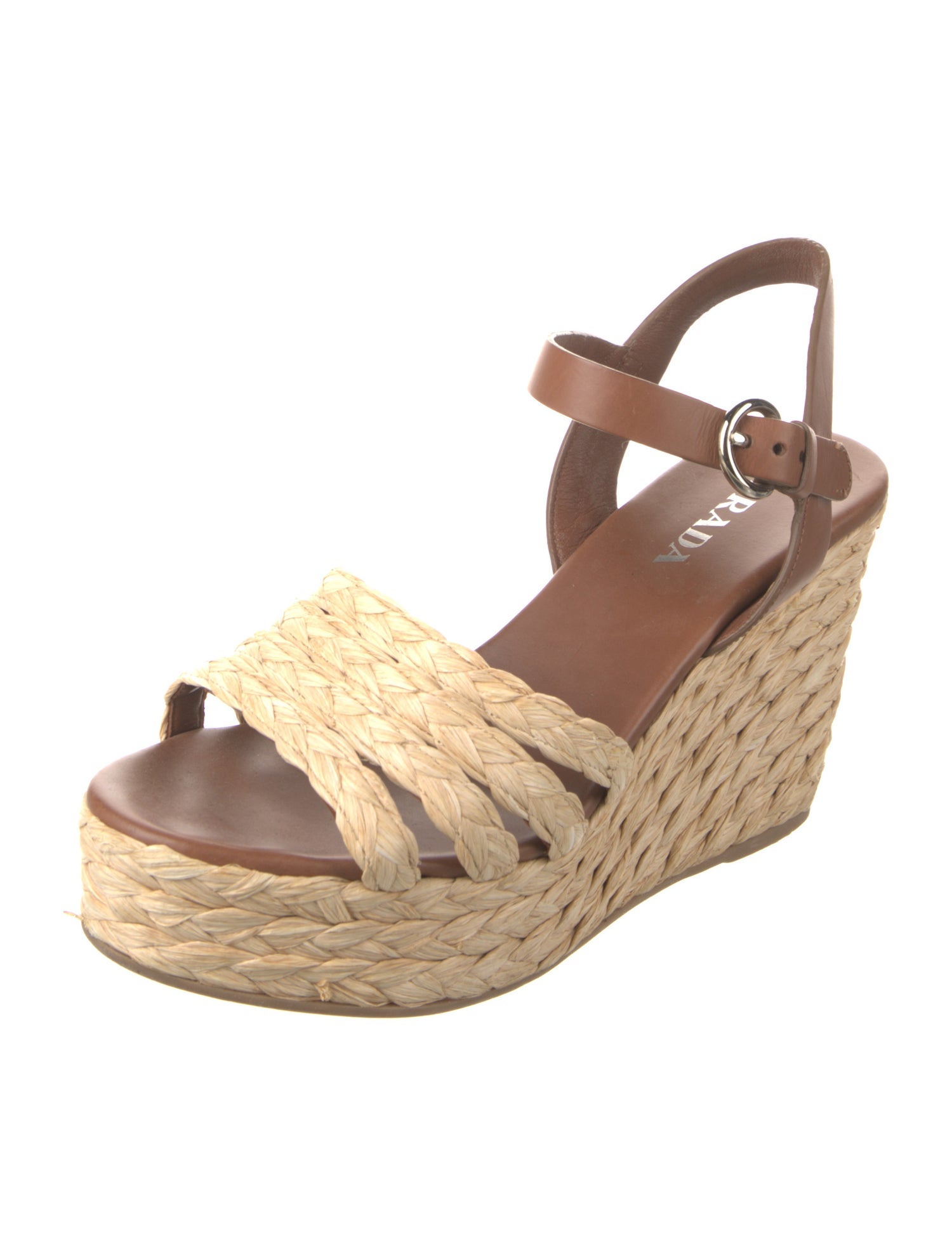 Prada Leather Espadrilles