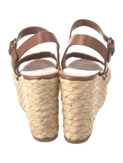 Prada Leather Espadrilles