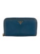 Prada Vitello Daino Leather Continental Wallet