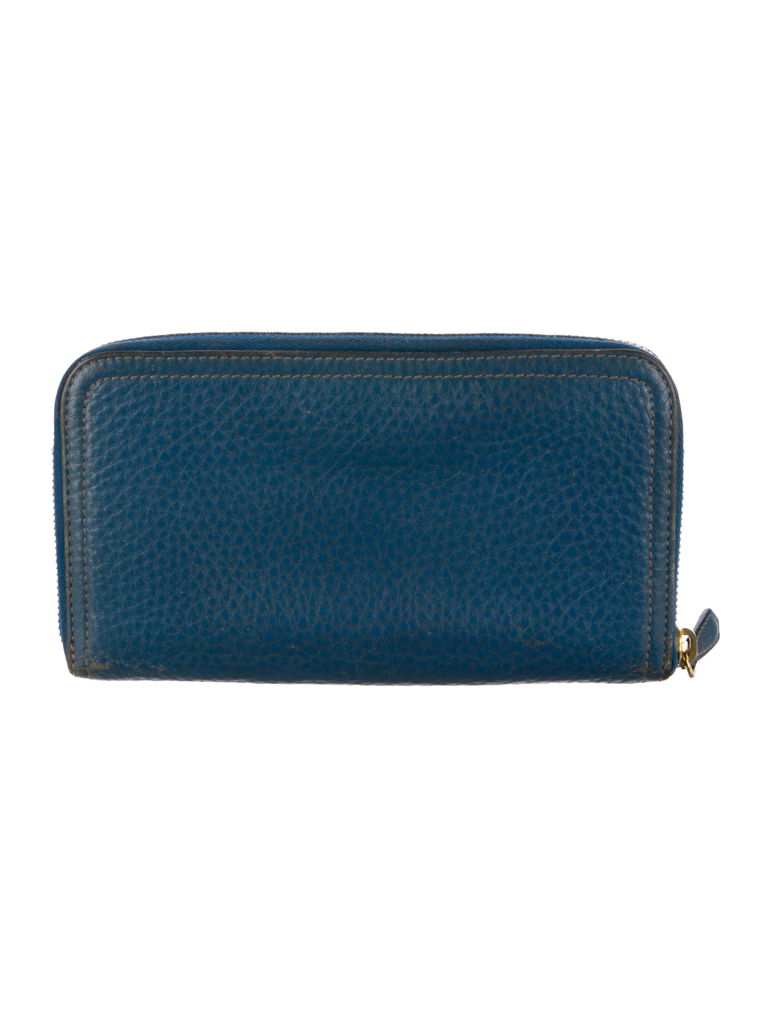 Prada Vitello Daino Leather Continental Wallet