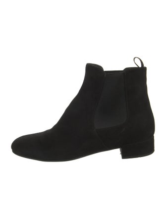 Prada Suede Chelsea Boots