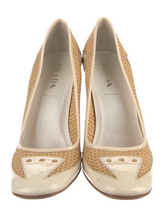 Prada Raffia Pumps