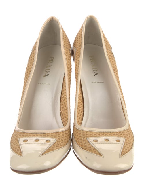 Prada Raffia Pumps