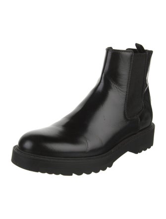 Prada Leather Chelsea Boots