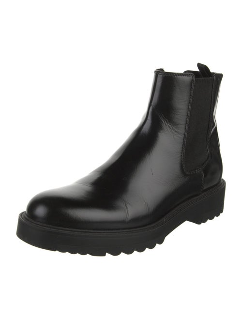 Prada Leather Chelsea Boots