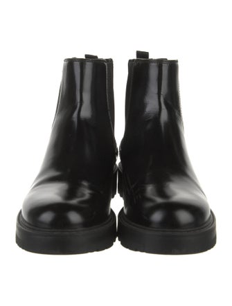 Prada Leather Chelsea Boots