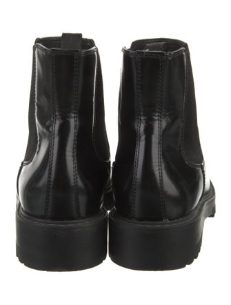 Prada Leather Chelsea Boots