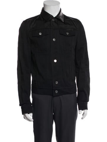 Prada Outerwear 2016 Signature Logo Trucker Jacket Us36, It46 | S