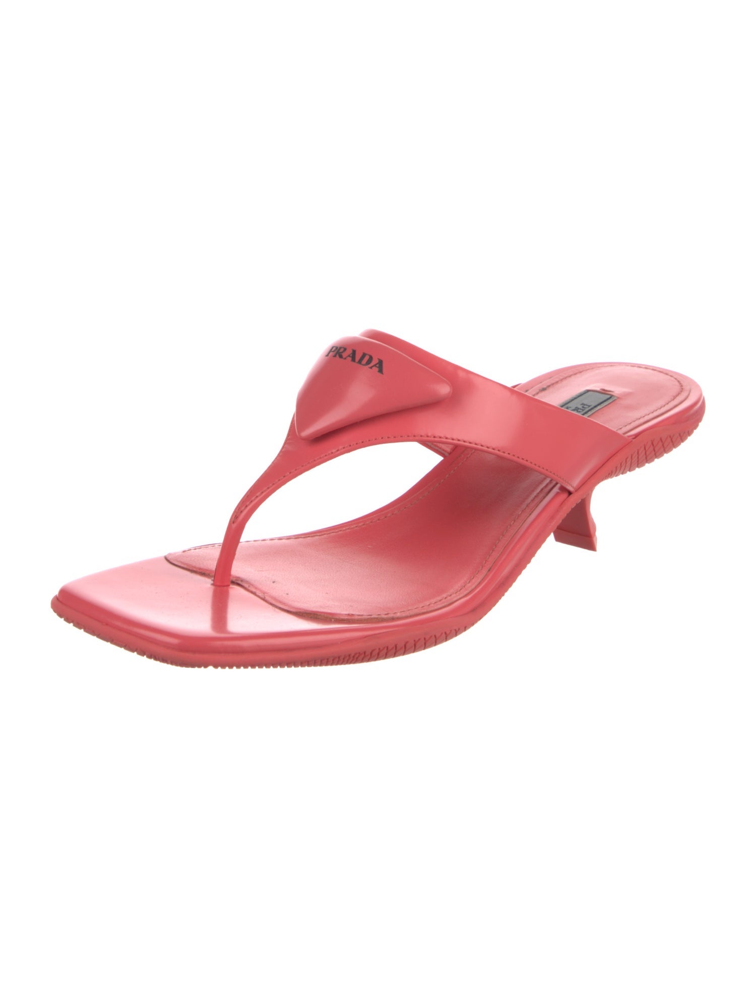 Prada Leather Slides