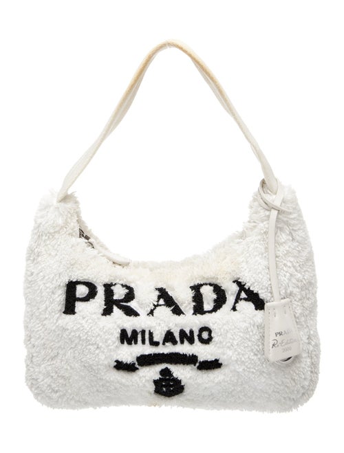 Prada Enameled Metal Triangle Re-Edition 2000