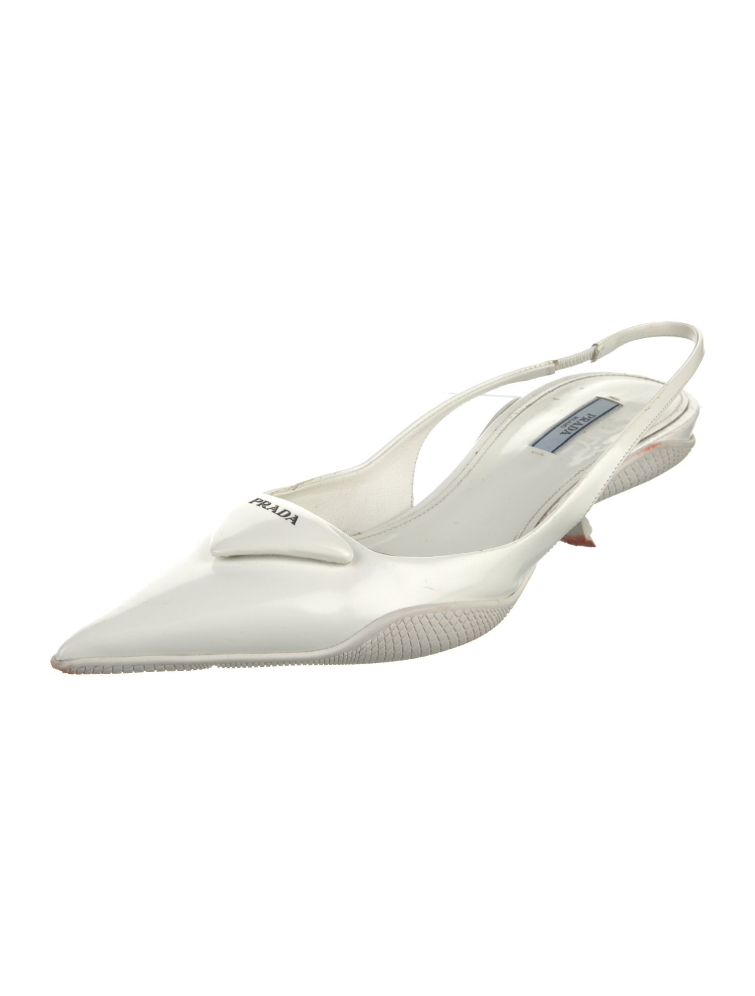 Prada Leather Slingback Pumps