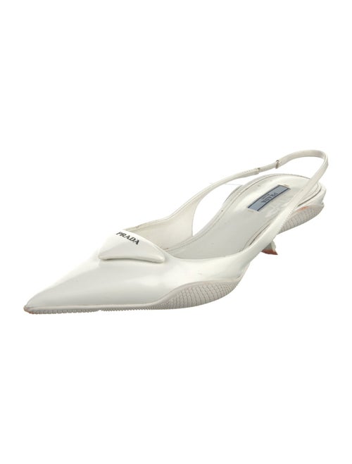 Prada Leather Slingback Pumps