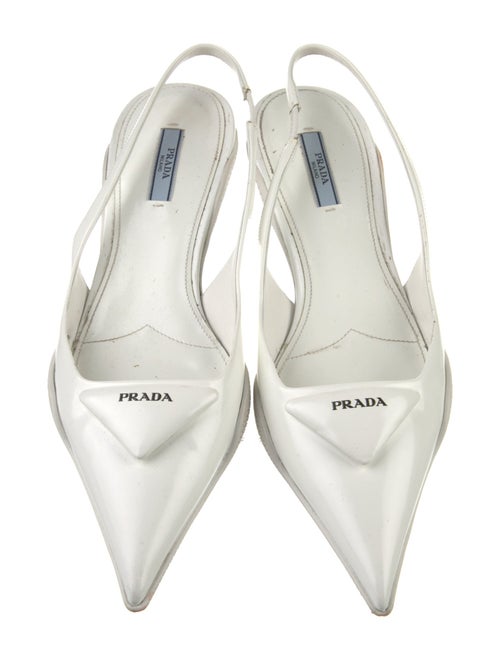 Prada Leather Slingback Pumps