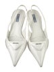 Prada Leather Slingback Pumps