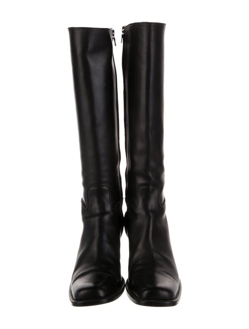 Prada Leather Riding Boots