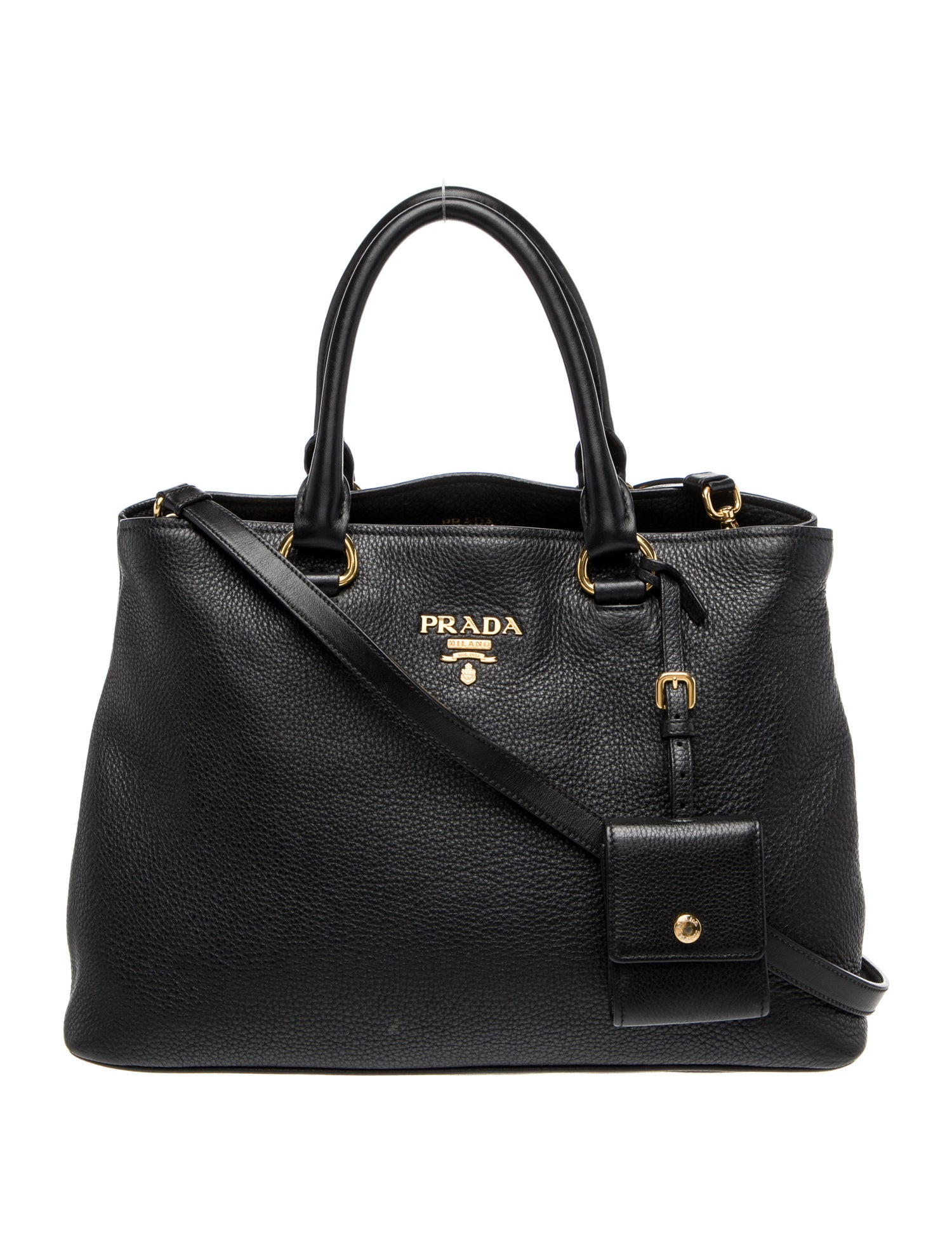 Prada Vitello Daino Leather Top Handle Bag