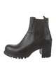 Prada Leather Chelsea Boots