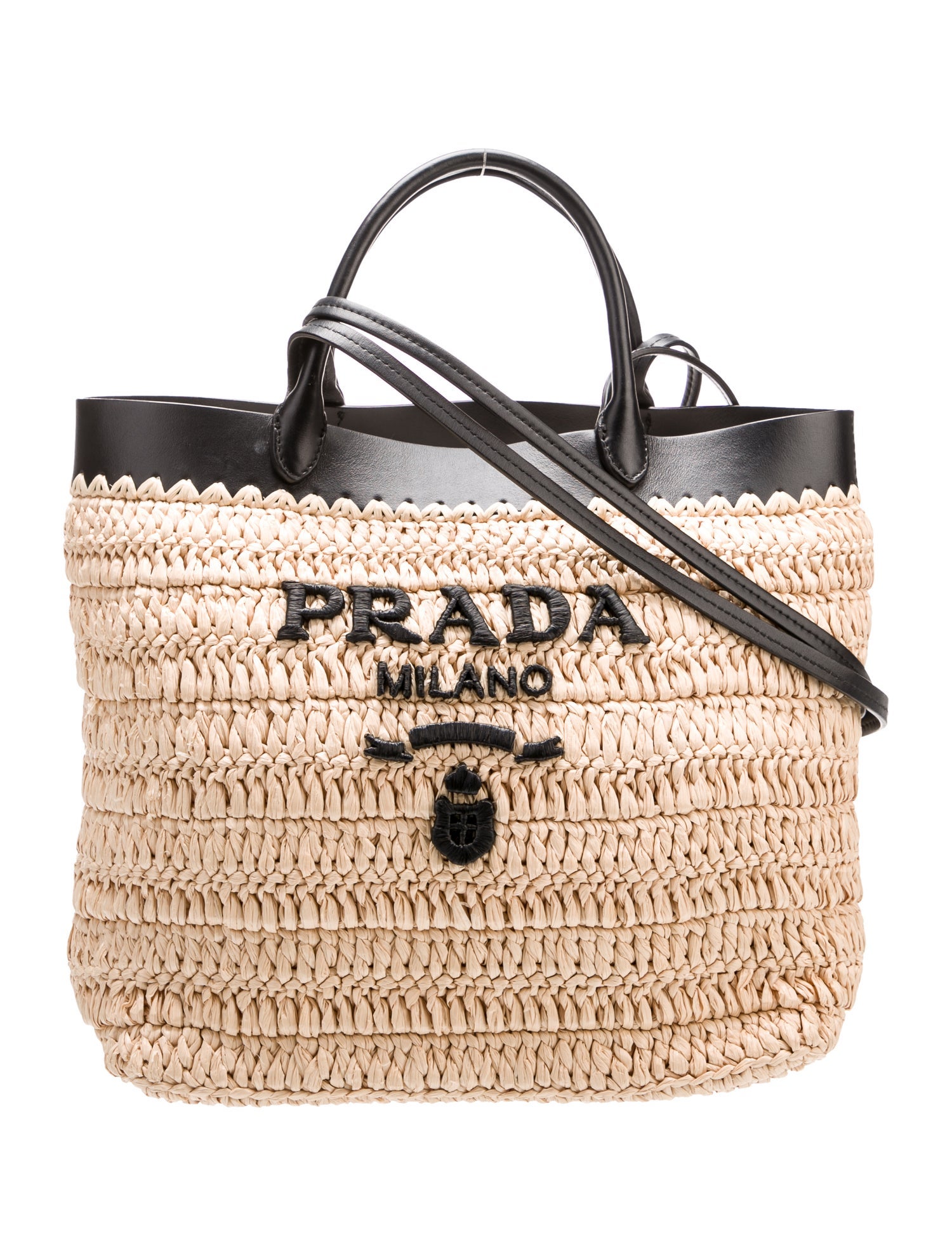Prada Raffia Grass Tote