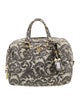 Prada Embossed Leather Bauletto